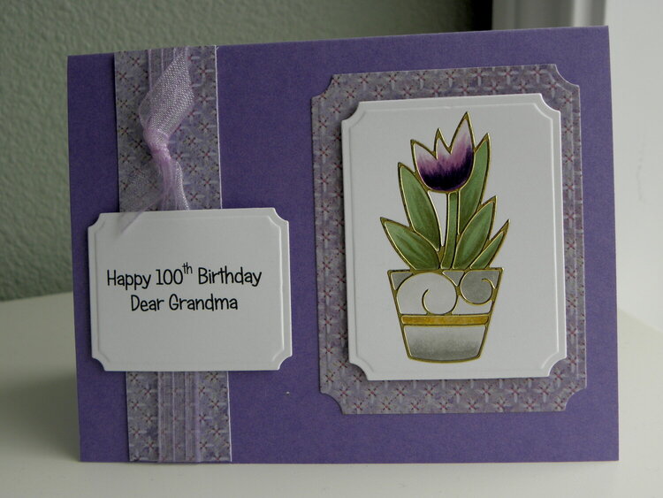 My Grnadmother is 100 years young!