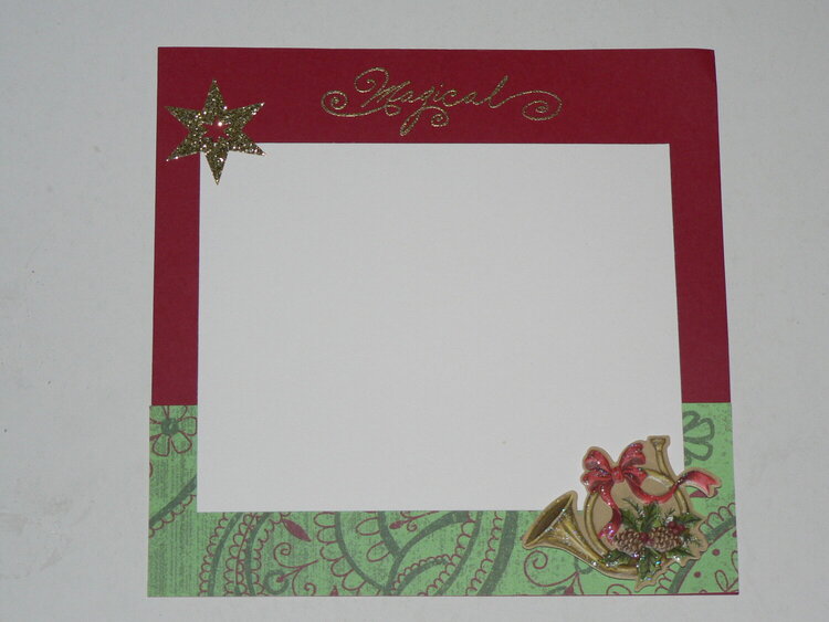 Magical layout for Christmas ABC sawp