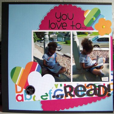 you love to READ!