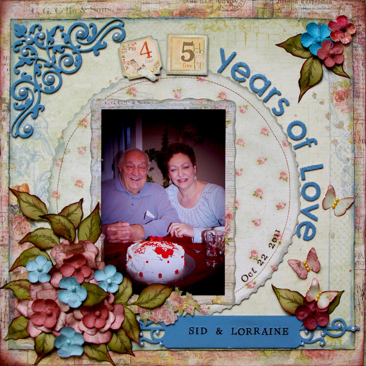 45 Years of Love -Oct ScrapThat kit
