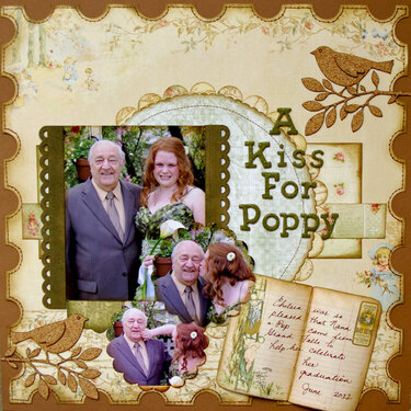 A Kiss For Poppy- Oct ScrapThat kit