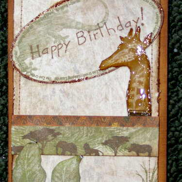 Happy Birthday zoo card