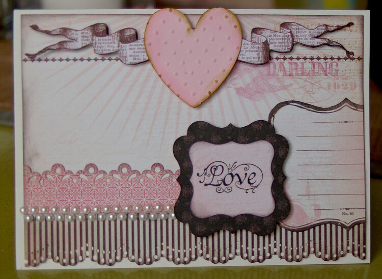 Valentine&#039;s card for hubby