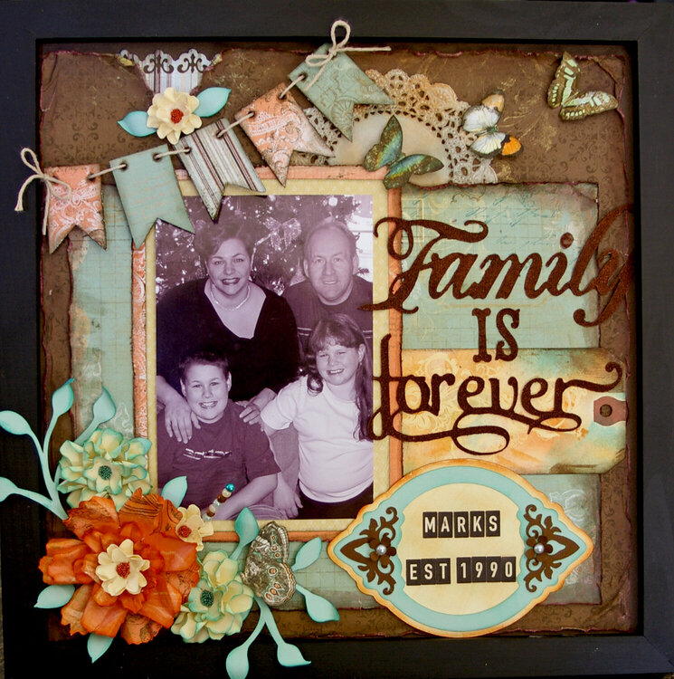 Family is Forever 3D frame