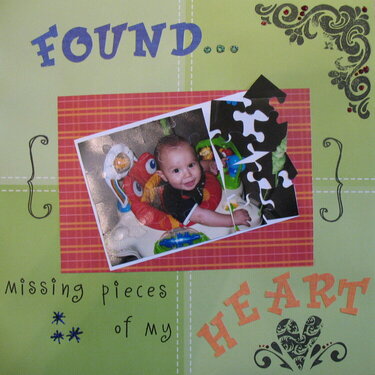 FOUND... missing pieces of my HEART