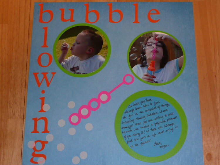 Bubble Blowing