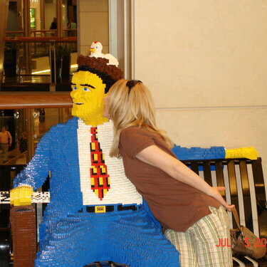 Lego man and Danielle