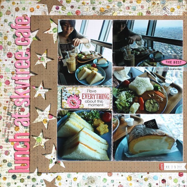 lunch at skytree cafe