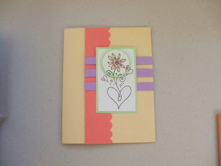 spotlight flower card