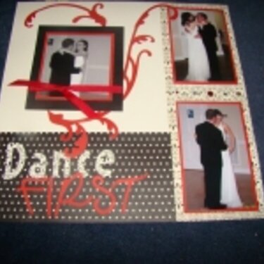 first dance wedding layout