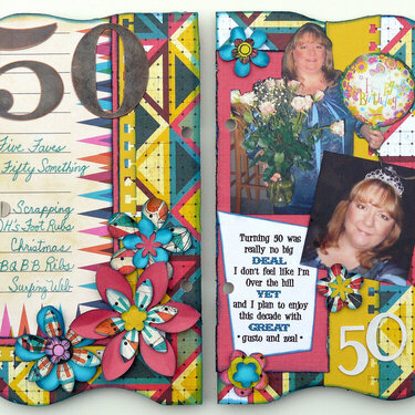 My Life @ 50 SOMETHING  - Mini-Album 2011 NSD Challenge - 1 &amp; 2 Pages