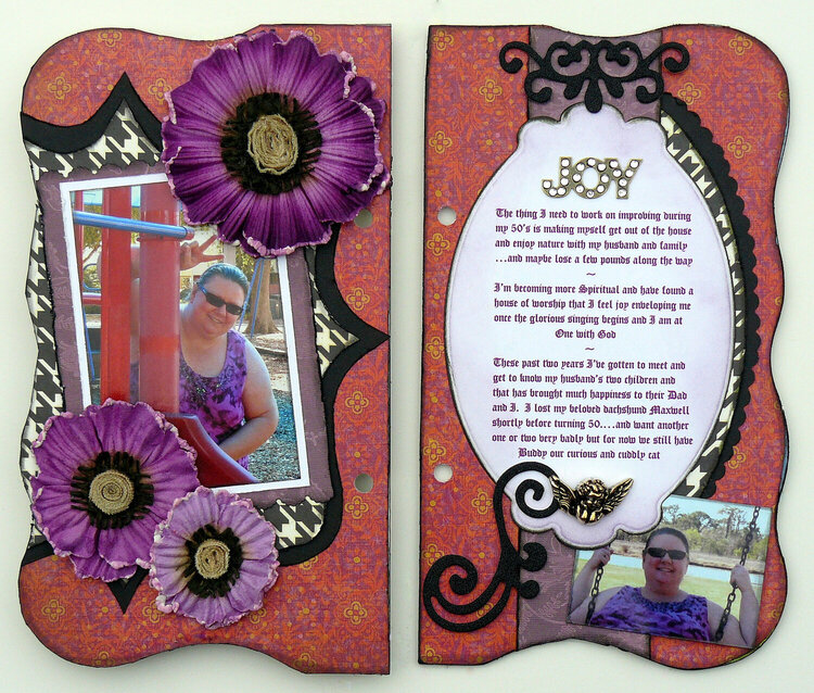 My Life @ 50 SOMETHING  - Mini-Album 2011 NSD Challenge  -  Pg. 13 @ 14