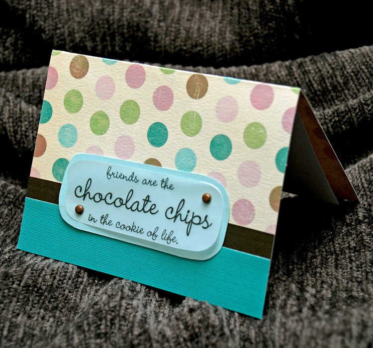 Friends and Chocolate Card