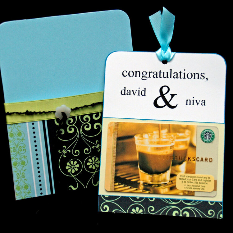 wedding gift card holder two pieces