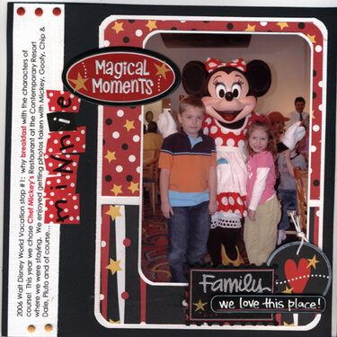 Creative Imaginations Magic Moments Layout