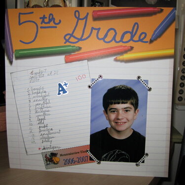 Brady 5th grade