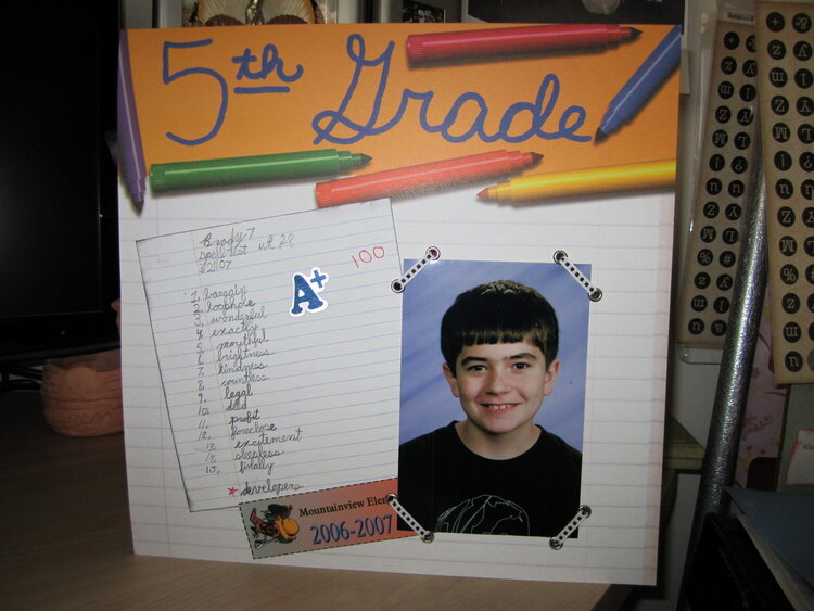 Brady 5th grade