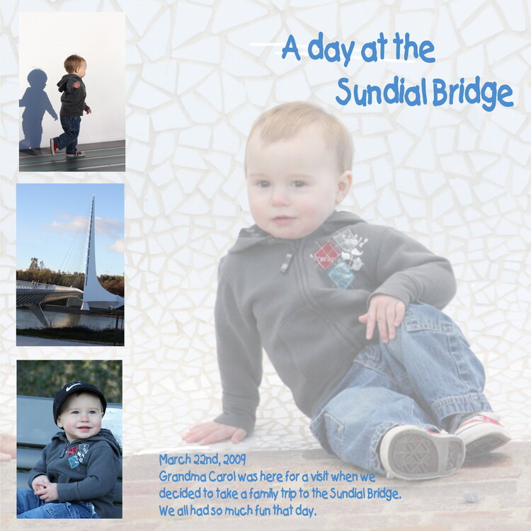 A day at the Sundial Bridge