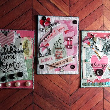 Valentine&#039;s Day Themed ATC Kits