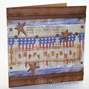 Patriot Birthday Card