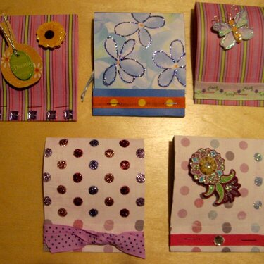 girly girl swap - other glam (matchbooks w/ a scrapbooking surprise inside)