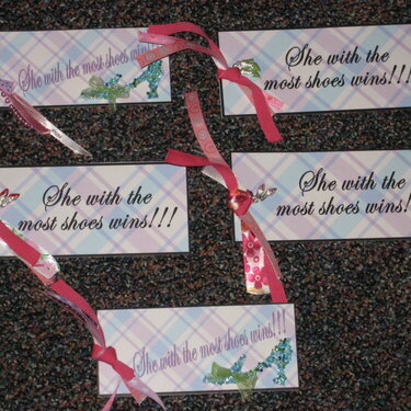 girly girl swap - tags (&quot;she with the most shoes wins!&quot;)