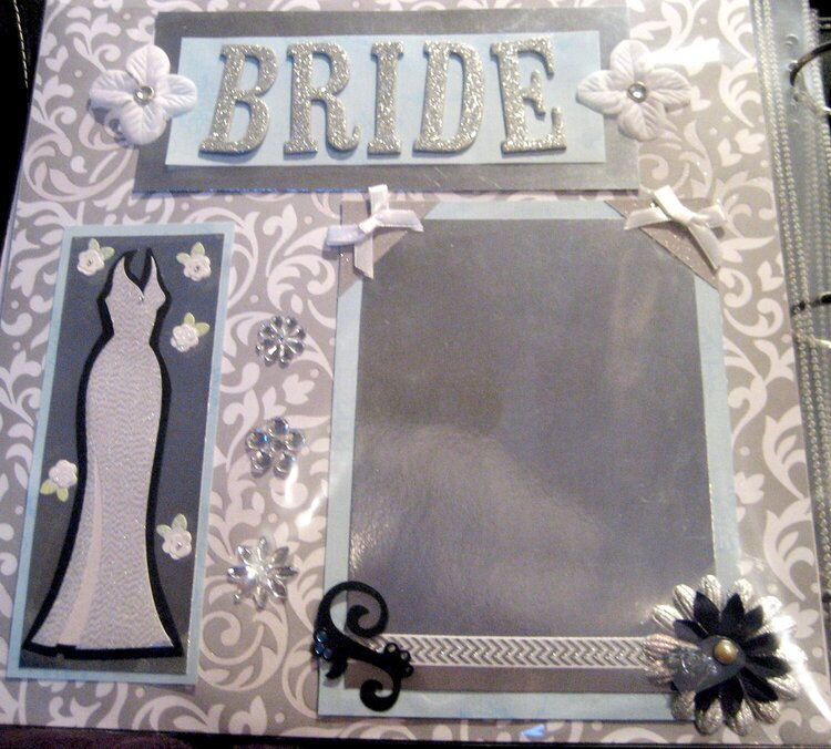 wedding album - bride