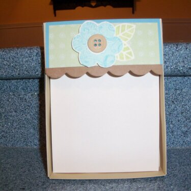 Box for holding cards and envelopes