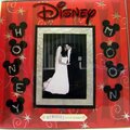 Disney Honeymoon scrapbook cover page