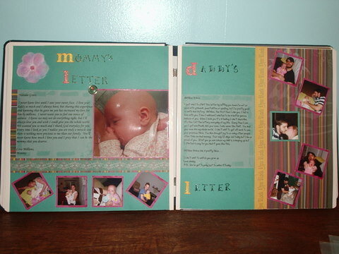 Mommy and Daddys letter to baby