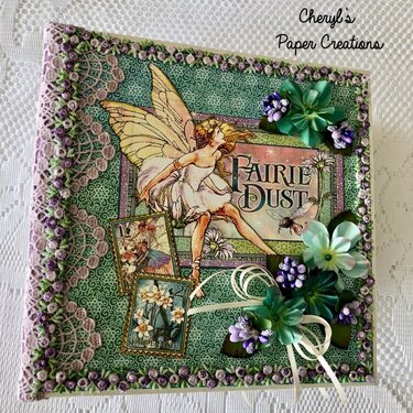 Graphic 45 Fairie Dust Mini Album By Cheryls Paper Creations