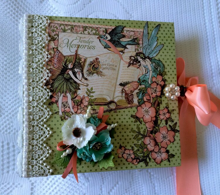 Graphic 45 &quot;Once Upon A Springtime&quot; Album By Cheryl&#039;s Paper Creations