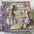 Stamperia "Lilac Flowers" Mini Album