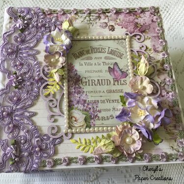 Stamperia &quot;Lilac Flowers&quot; Mini Album