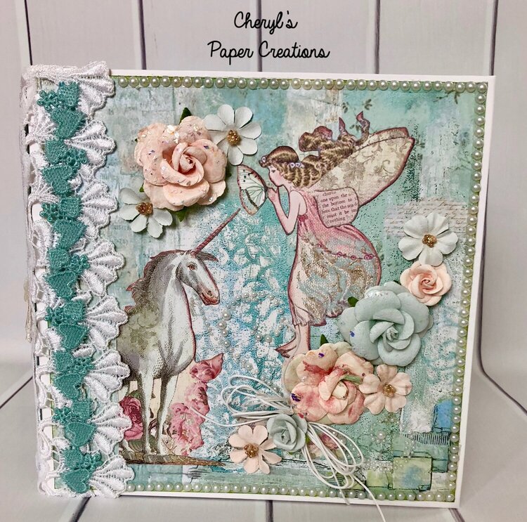 Stamperia &quot;Wonderland&quot; Mini Album By Cheryl&#039;s Paper Creations