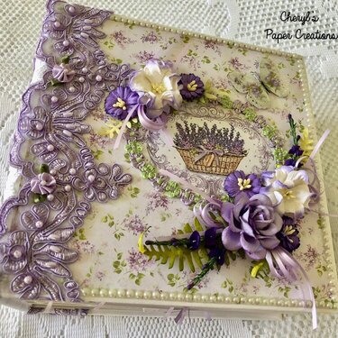Stamperia Provence Mini Album By Cheryl&#039;s Paper Creations