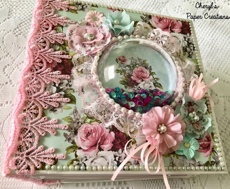 Prima Misty Rose Mini Album By Cheryl&#039;s Paper Creations