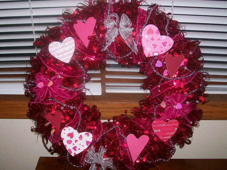 Valentine&#039;s Day Wreath