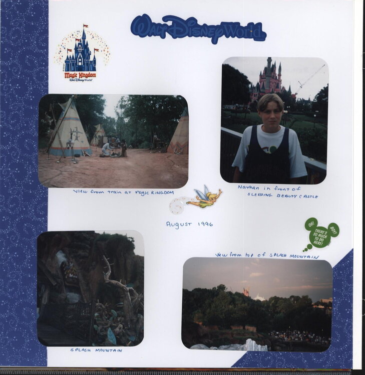 Walt Disney World  August 1996
