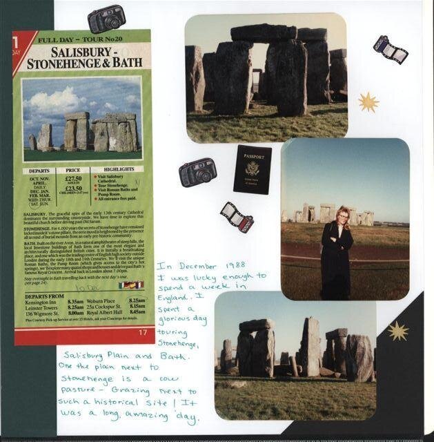 Stonehenge visit  December 1988