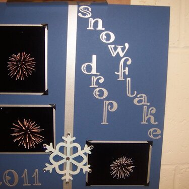 Happy New 2011 Snowflake  DROP