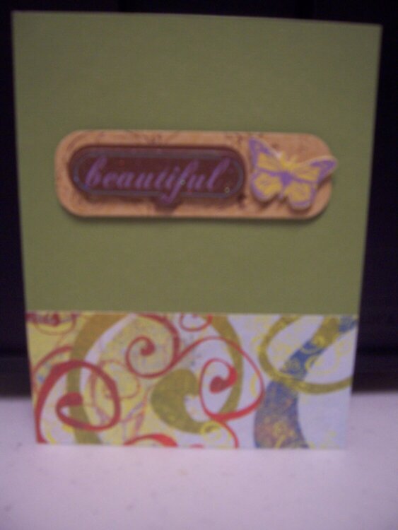 Beautiful Simple Card