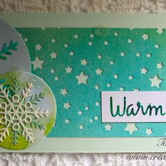 Warm Wishes Slimline Card