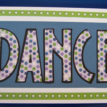 Dance Card 1