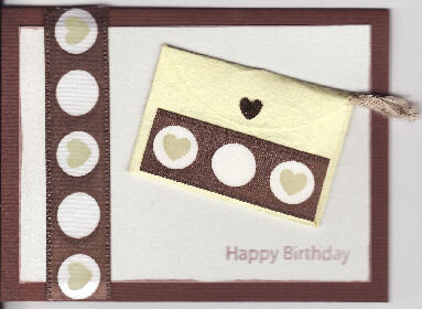 Happy Birthday card with mini Envelope