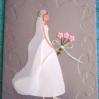 Bride Wedding card
