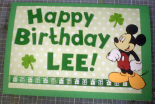 Happy Birthday Lee
