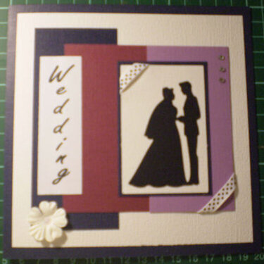 Wedding Silhouette Card