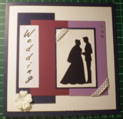 Wedding Silhouette Card