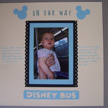 On Our Way - Disney Bus
